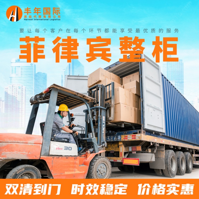 丰年国际物流菲律宾海运整柜双清到门