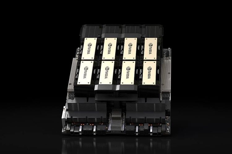 英伟达H200 AI GPU示意图 英伟达H200 AI GPU示意图