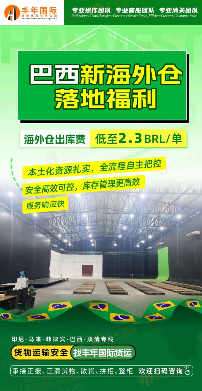 巴西专线：健身器材海运双清到门报价透明全程无忧-广东丰年国际物流