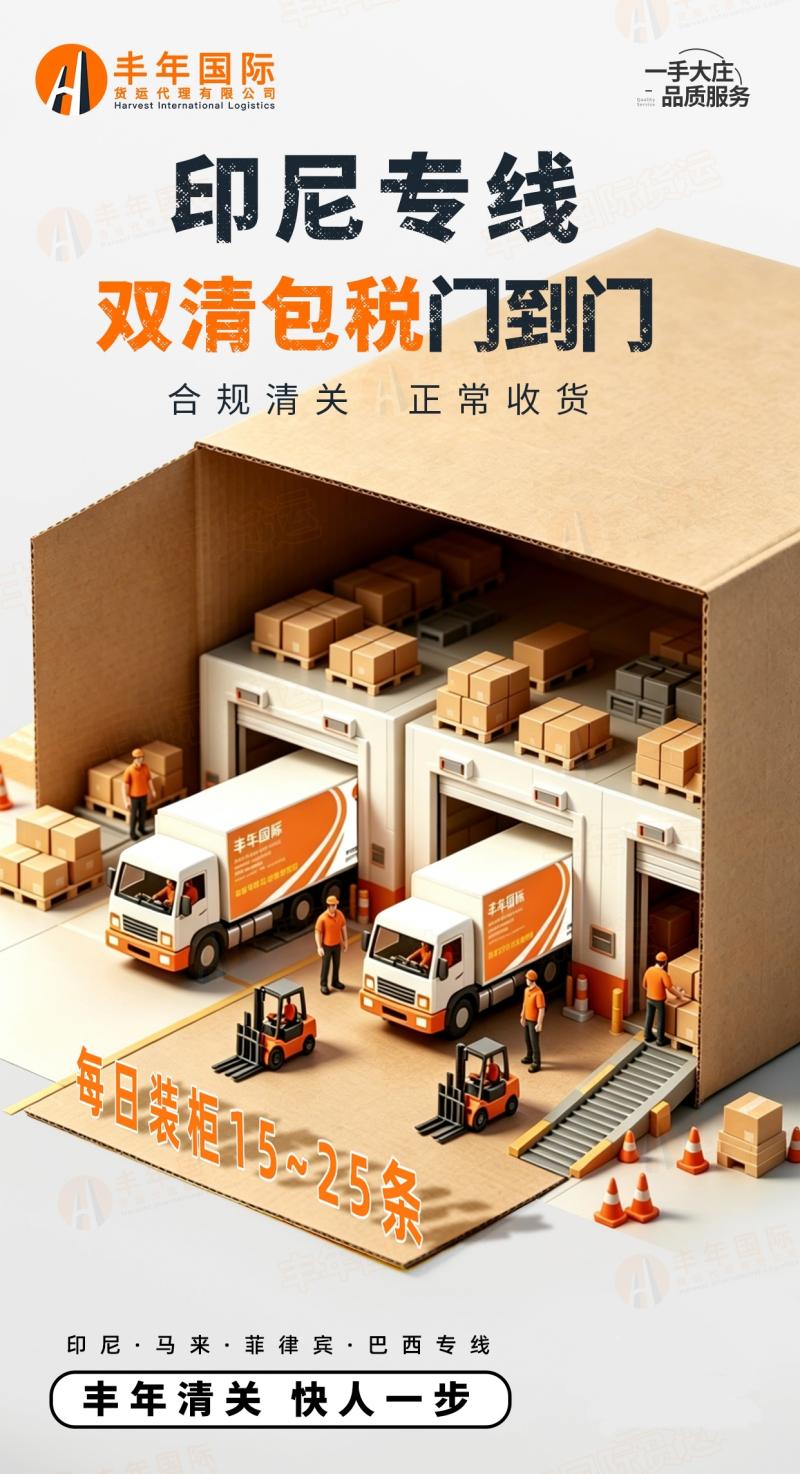 印尼专线双清包税到门到丰年实力