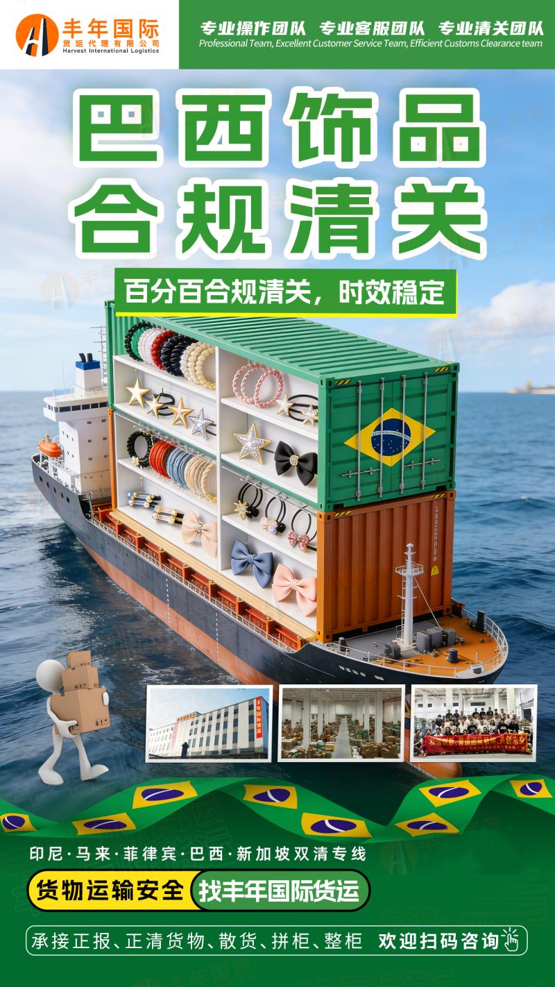 巴西合规清关时效稳定-丰年国际物流